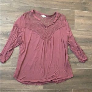 Like new Adiva 3/4 sleeve maybe top size XL